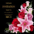 Beautifull Wedding Invitation Card Template Design.