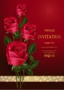 Beautifull Wedding Invitation Card Template Design.