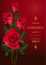 Beautifull Wedding Invitation Card Template Design.