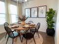 A beautifully appointed Dining Room in a townhome in Orlando, Florida Royalty Free Stock Photo