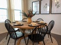 A beautifully appointed Dining Room in a townhome in Orlando, Florida Royalty Free Stock Photo