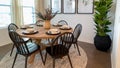 A beautifully appointed Dining Room in a townhome in Orlando, Florida Royalty Free Stock Photo