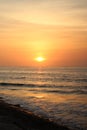 Beautifully Blinding Bali Sunset in Portrait