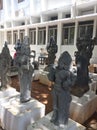 Beautifully carved idols on display at Pondicherry Museum