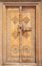 Beautifully carved traditional ancient door