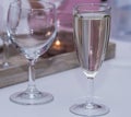 Beautifully Champagne glasses Royalty Free Stock Photo