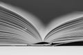 Shallow Depth of Field Open Paged Book