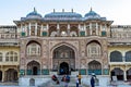 Beautifully crafted marble entrance of Amber Fort palace