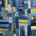 Beautifully crafted quilt made from upcycled fabric scraps