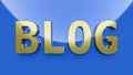 The beautifully crafted word \'BLOG\' in an elegant style, perfect for web and media concepts
