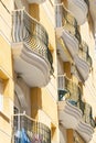 Beautifully curved balconys Fuengirola Spain