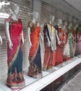 Beautifully decorated with beautiful sari