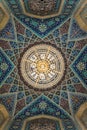 Beautifully decorated ceiling. Royalty Free Stock Photo