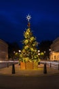 Christmas tree on Waterloo Place in London, England Royalty Free Stock Photo