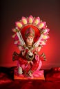 Beautifully Decorated Hindu Goddess Laxmi Statue / Idol
