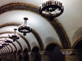 Kiev Metro Station Royalty Free Stock Photo