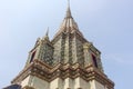 Beautifully decorated pagoda of Wat Pho, or Temple of the Reclining Buddha, in Bangkok, Thailand. Royalty Free Stock Photo