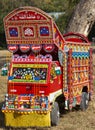 Beautifully decorated truck decoration