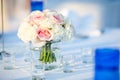 Beautifully decorated wedding table Royalty Free Stock Photo