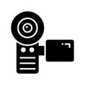 Beautifully designed vector of handycam in trendy style, capture life moments with handycam