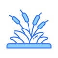 Beautifully designed vector of reed in editable style, ready to use icon