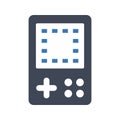 Video game device icon. vector graphics