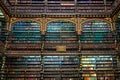 Beautifully detailed interior of the Royal Portuguese Cabinet of Reading at Rio de Janeiro, Brazil