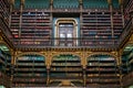 Beautifully detailed interior of the Royal Portuguese Cabinet of Reading at Rio de Janeiro, Brazil