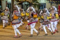 Beautifully dressed dancers perform at the Kataragama Festival in Sri Lanka.