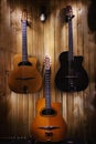 Three Gypsy Jazz Acoustic Guitars