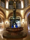 Danube Mermaid Fountain at Ferstel Palace, Vienna, Austria