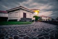 Beautifully reconstructed Filipino heritage and cultural houses that form part of Las Casas FIlipinas de Acuzar resort at Bagac, B