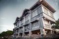 Beautifully reconstructed Filipino heritage and cultural houses that form part of Las Casas FIlipinas de Acuzar resort at Bagac, B