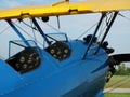 Beautifully restored antique PT17 Boeing Stearman. Royalty Free Stock Photo