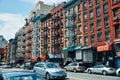 Beautifully restored brownstone buildings in Manhattan.