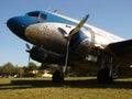 Beautifully restored classic Douglas DC-3. Royalty Free Stock Photo