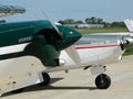 Beautifully restored classic Piper Super Cruiser. Royalty Free Stock Photo