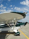 Beautifully restored classic Piper Super Cruiser. Royalty Free Stock Photo