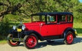 Ford Model A 1930 Town Sedan restored Royalty Free Stock Photo