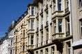 restored grunderzeit facades with bay windows