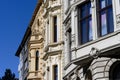 Beautifully restored historic facades in cologne