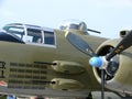 Beautifully restored North American B25 Mitchell bomber.