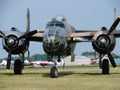 Beautifully restored North American B-25 Mitchell bomber.