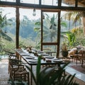 Tropical Dining Elegance