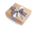 Beautifully wrapped gift box Royalty Free Stock Photo