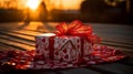 Romantic Gift Box with Hearts