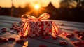 Romantic Gift Box with Hearts