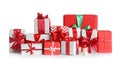 Beautifully wrapped gift boxes Royalty Free Stock Photo