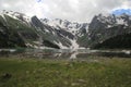 The beauty of the Altai Mountains in summer in good weather