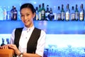 Beauty bar staff at work Royalty Free Stock Photo